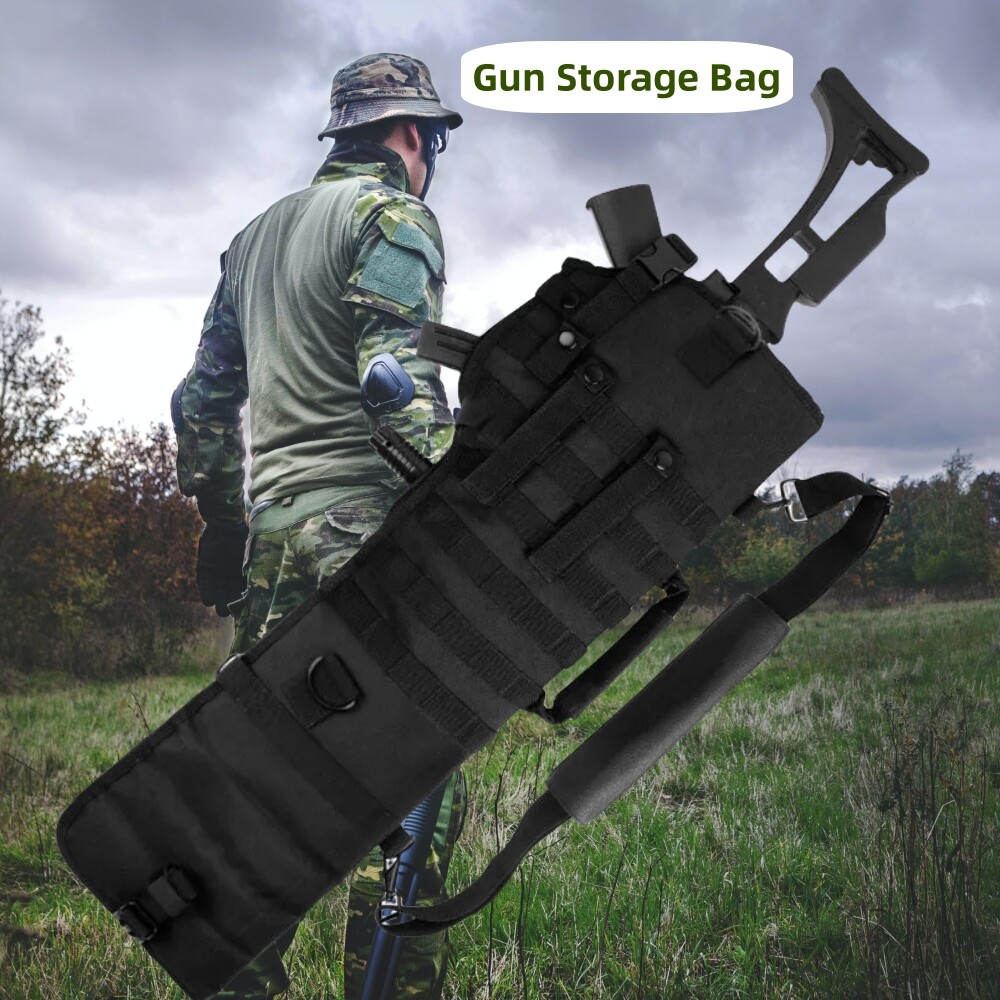 Tactical Rifle Gun Carbine Bag Range Padded Pistol Carry Case Backpack Soft