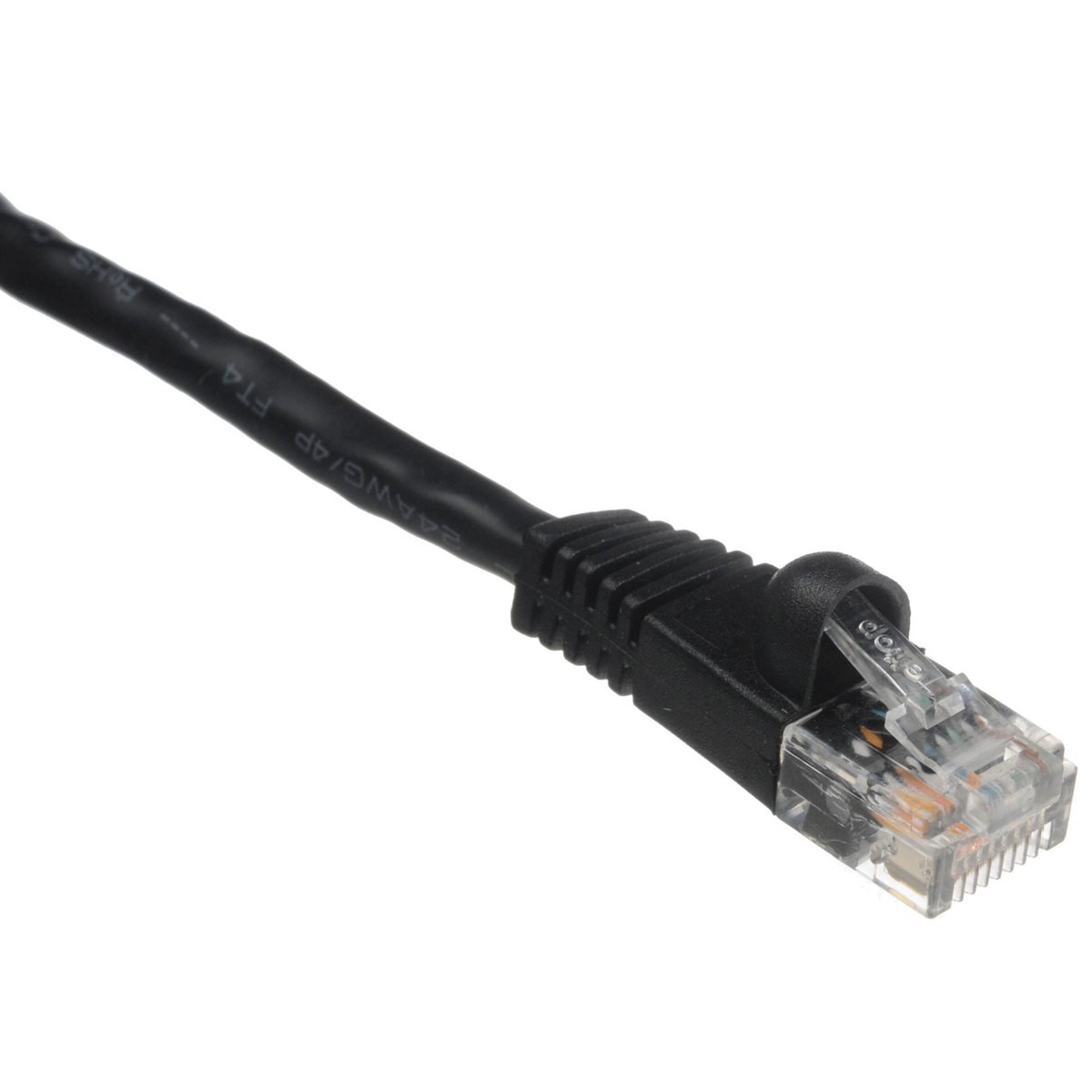Comprehensive 25' Cat5e 350Mhz Snagless Patch Cable, Black