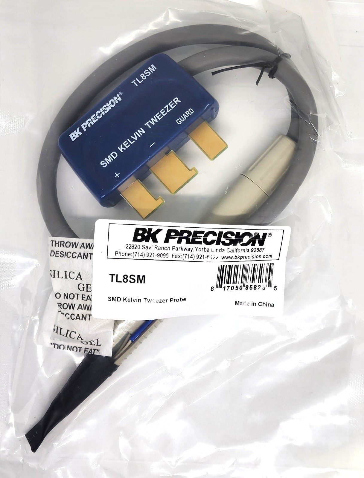 NEW BK Precision TL8SM SMD Tweezer Probe – Genuine – sealed in the bag