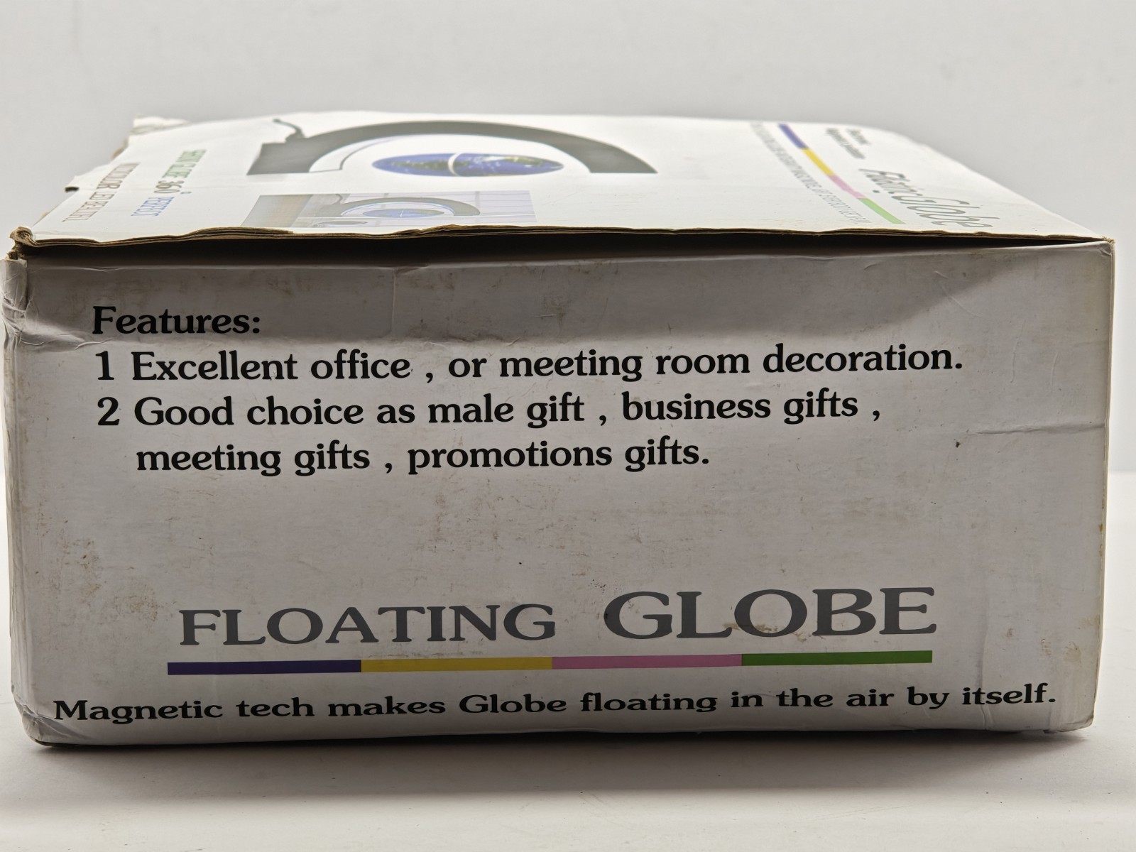Floating Globe w/ Led Lights | C Shape Magnetic Levitation Floating Globe |Black