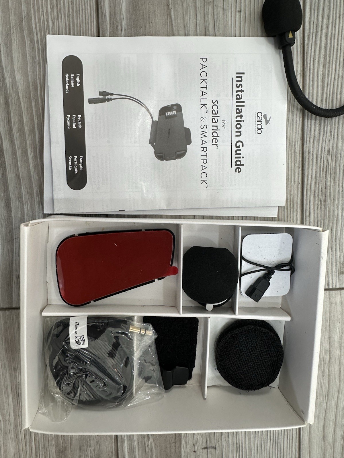 Cardo Systems Packtalk Audio and Microphone Kit SRAK0033