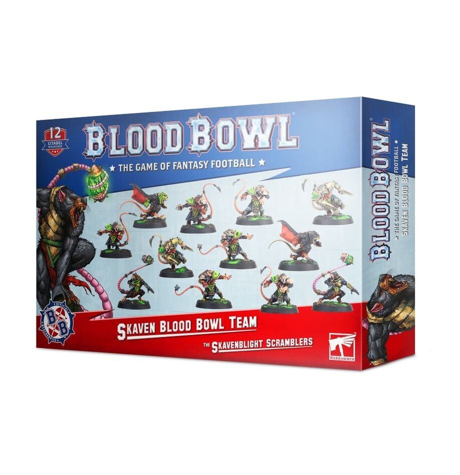 Blood Bowl: Skaven Team - Skavenblight Scramblers - Brand New, Factory Sealed