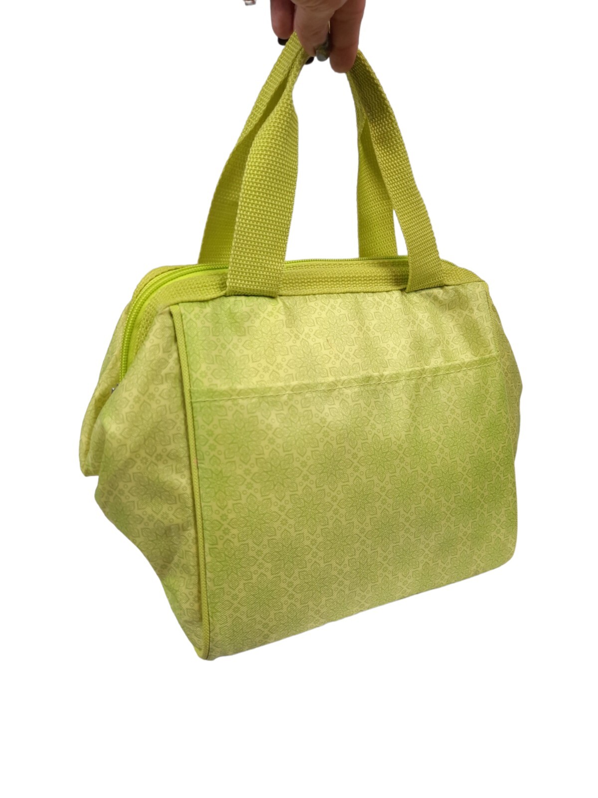 Tastefully Simple Small Travel Cooler Lunch Box Lime Green