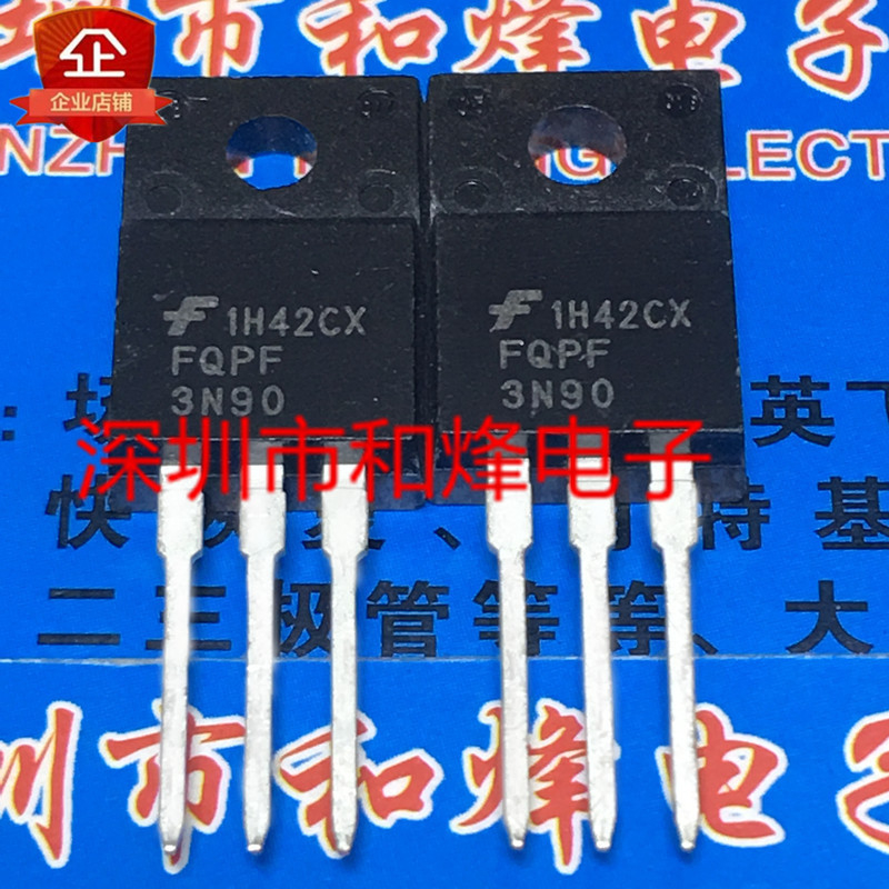 10PCS FQPF3N90 TO-220F