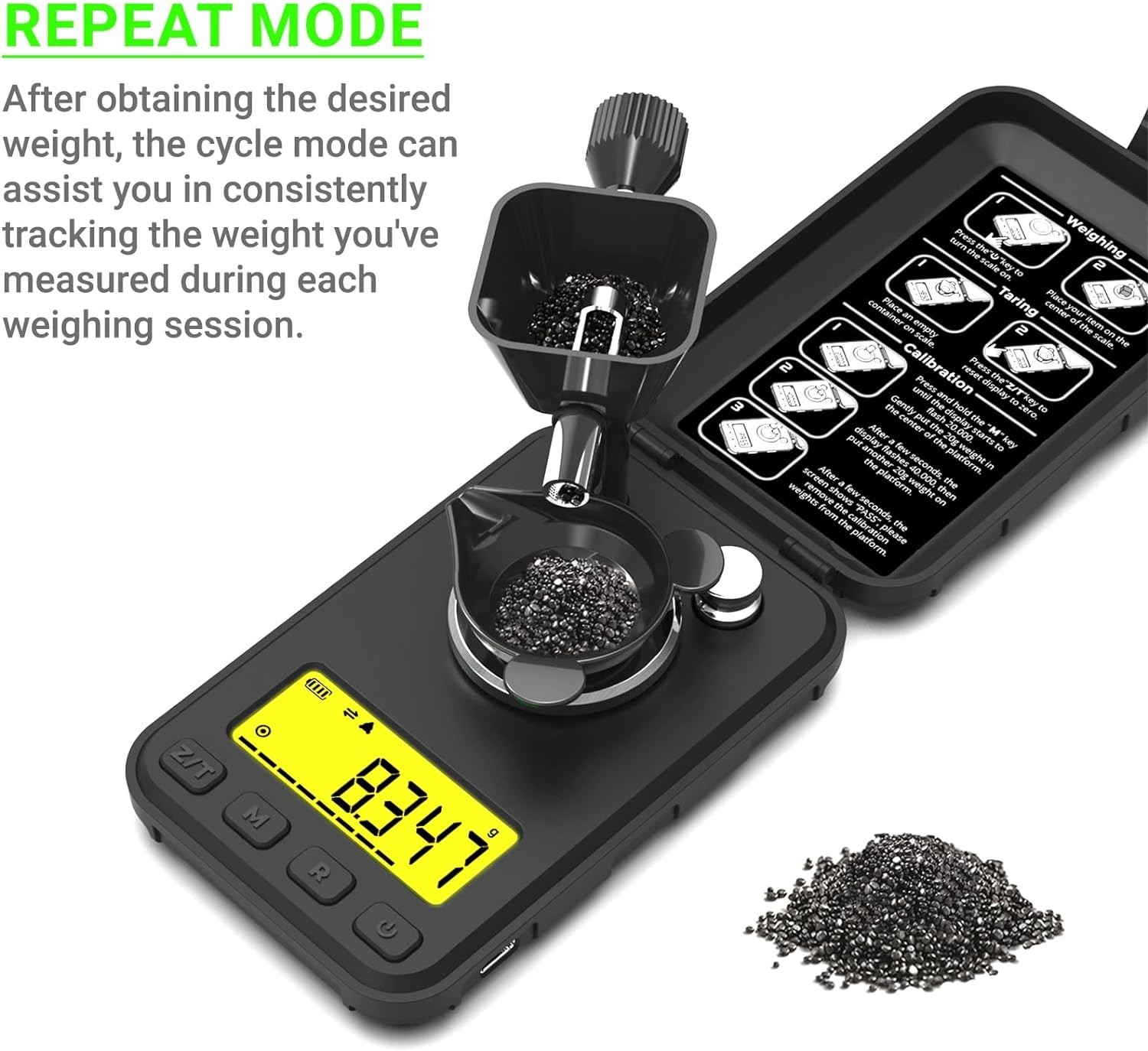 Precision Reloading Scale with Powder Trickler$