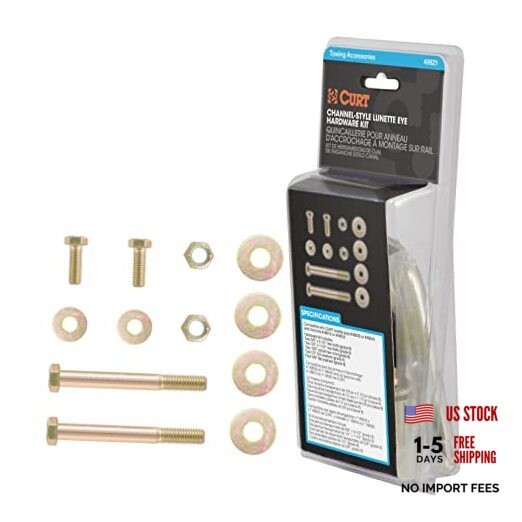48621 Pintle Hitch Lunette Ring Hardware Kit, 4 Bolts