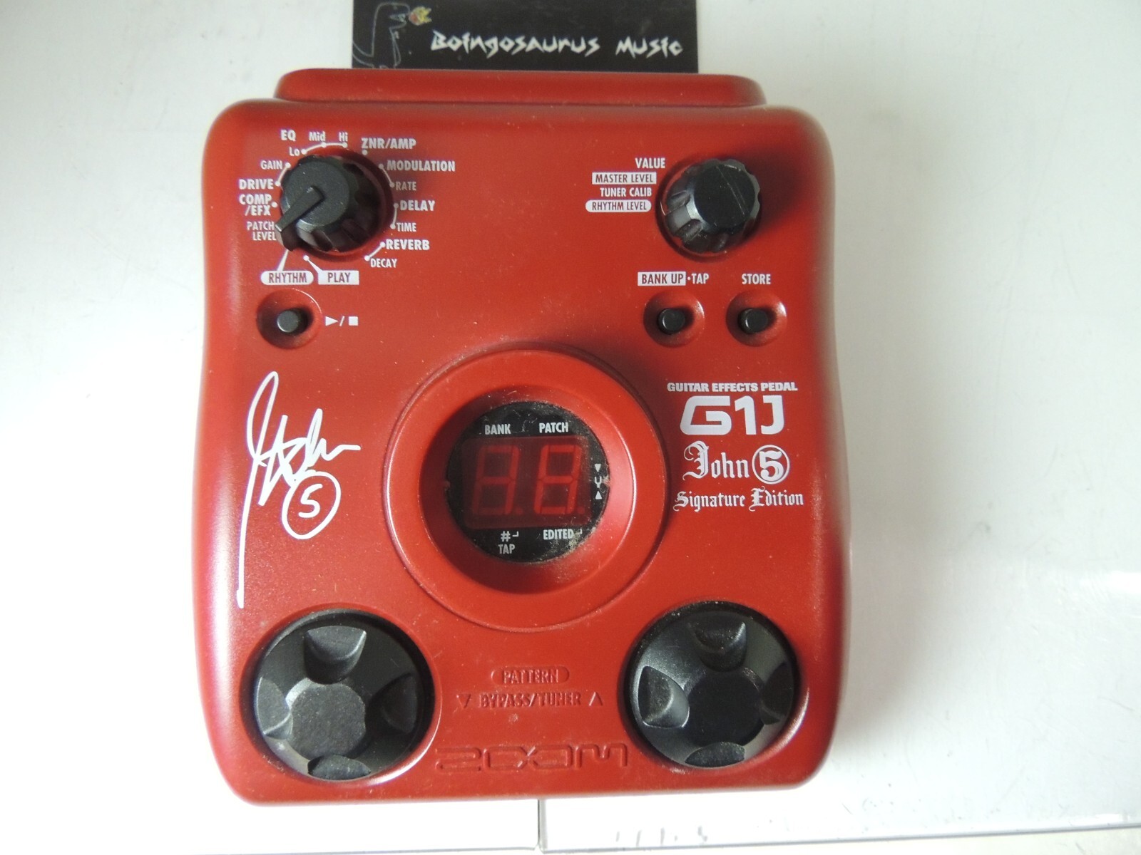 Zoom G1J John 5 Signature Multi Effects Pedal Processor Manson Free USA Ship
