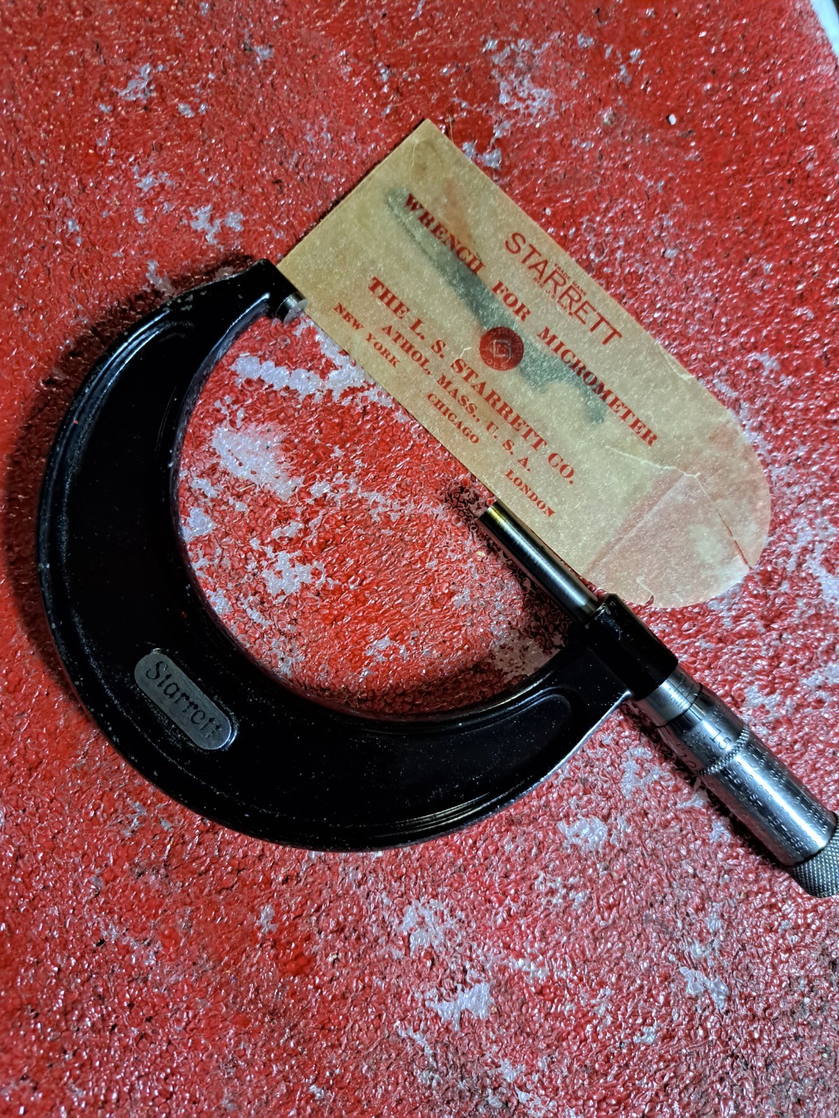 Starrett micrometer 2 to 3 inch, .001 grad. very nice.