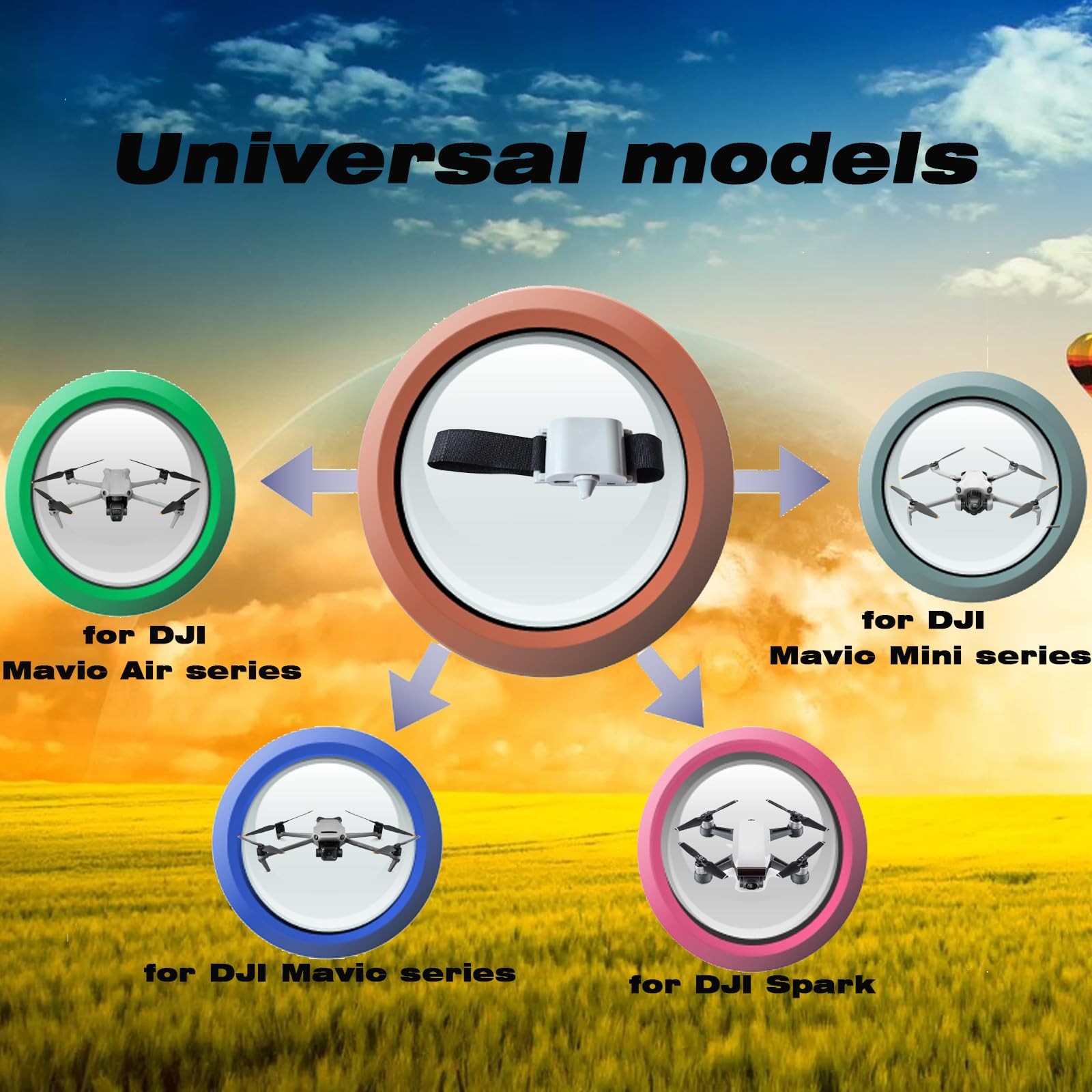 Universally Drone Airdrop System Release Device Payload Delivery Transport Drop,