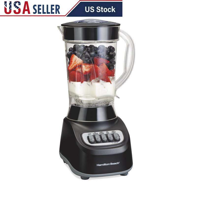 Smoothie Blender 650W 12 Blending Functions BPA-Free Jar Quiet Operation New