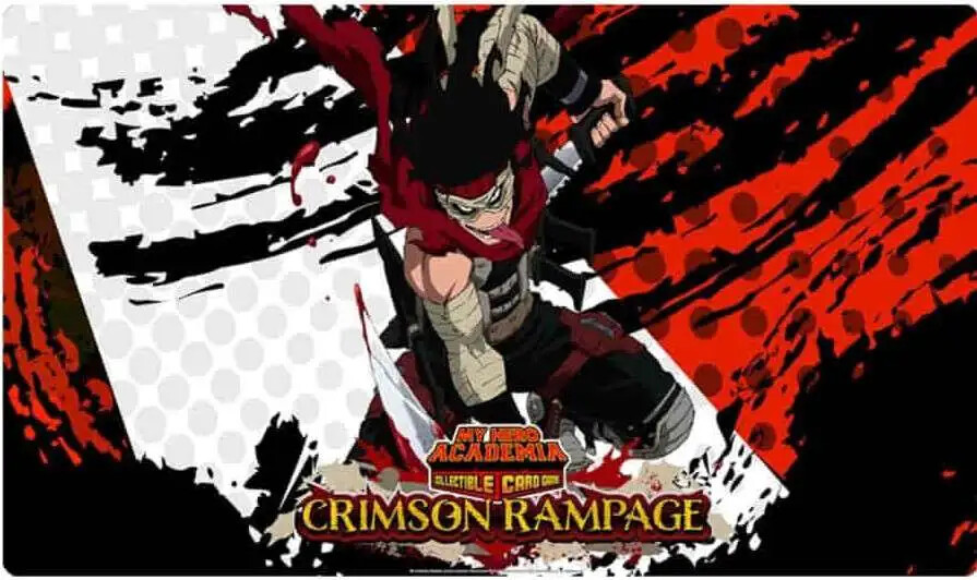 My Hero Academia TCG - Stain Crimson Rampage - 24" x 14" PLAYMAT 2022 NIB