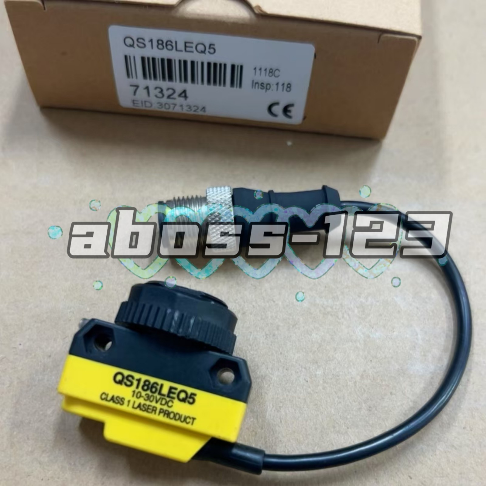 BANNER QS186LEQ5 Photoelectric Sensor#1pcs New In Box