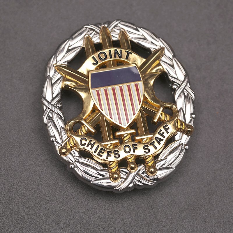US JCS JOINT CHIEFS OF STAFF BADGE FULL SIZE BADGE IDENTIFICATION POCKET PIN