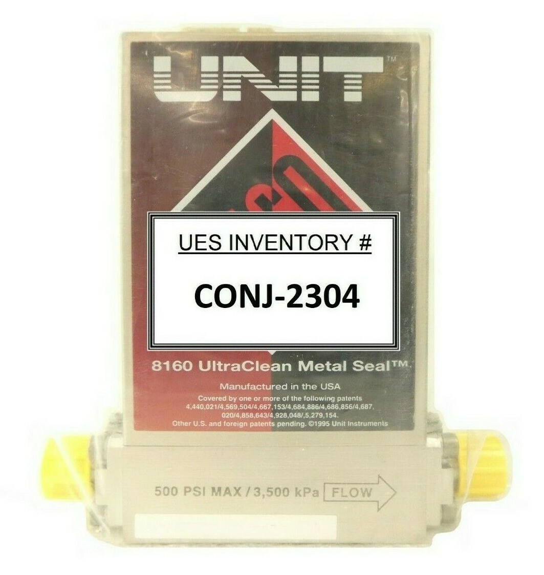UNIT Instruments UFC-8160 Mass Flow Controller MFC Mattson 37100272 Refurbished