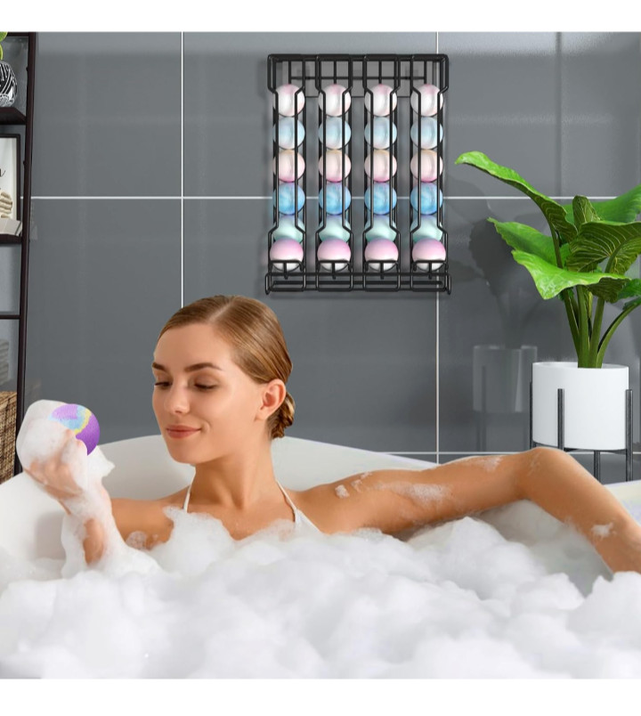Bathroom Bath Bomb Organizer and Storage