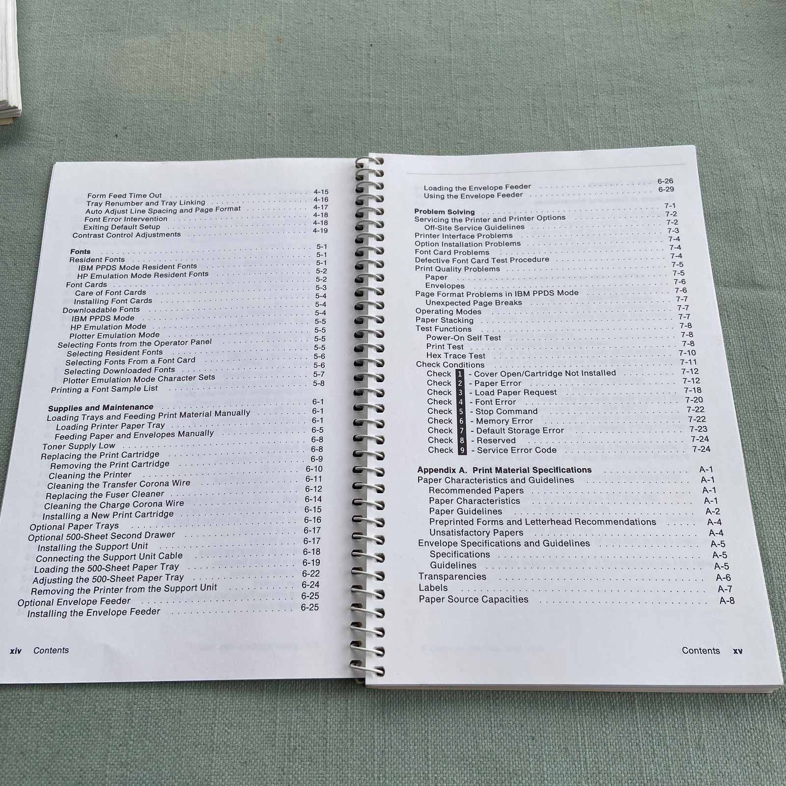 IBM Book Laser Printer Technical Reference 2380 2381 Users Guide Manual 1st Ed.