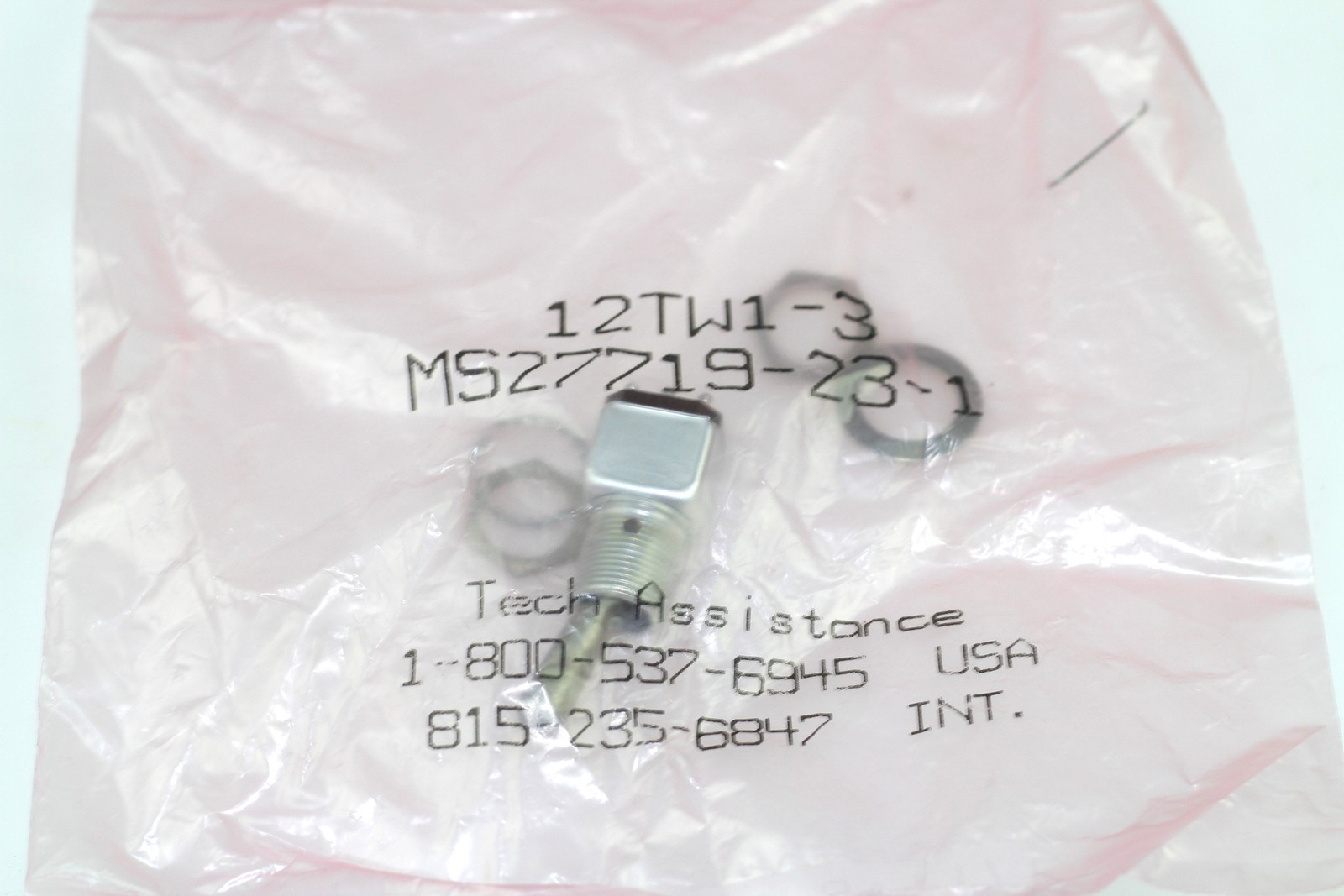 lot of 3 Microswitch Mil-Spec 12TW1-3 / MS27719-23-1 DPDT 5A 125V Toggleswitch