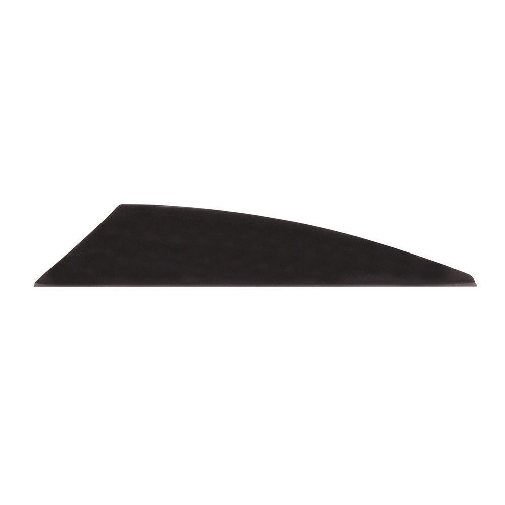 Tac Vanes 2.25" x .47" Driver Black Polymer Fletching - 80TAC-0360801-1192