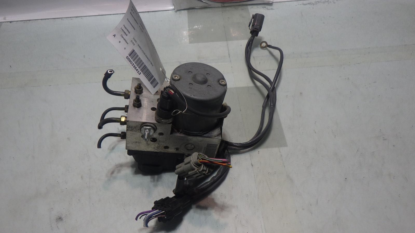 05 INFINITI G35 Anti-Lock Brake