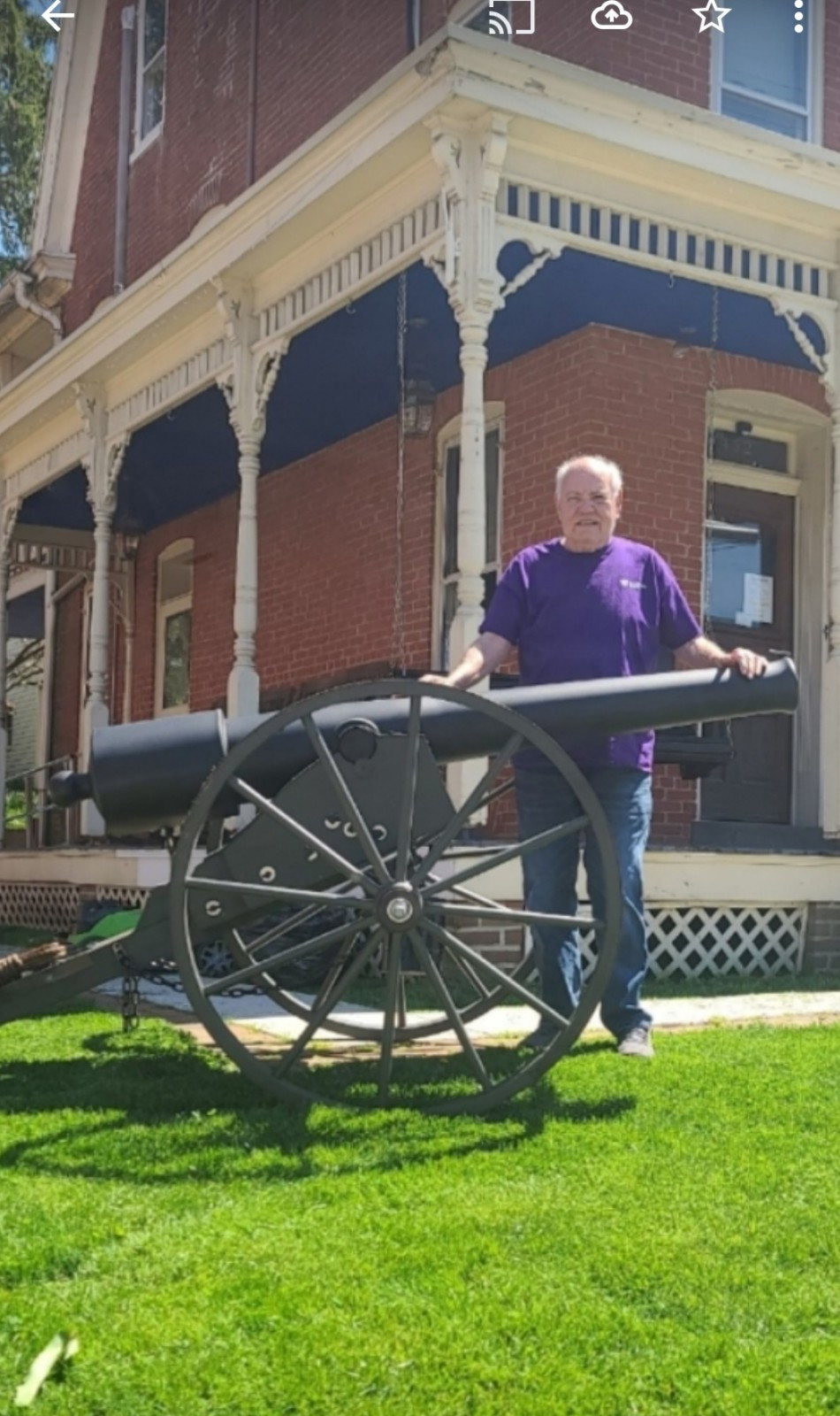 Civil war cannon, full size NON FIRING  replica.
