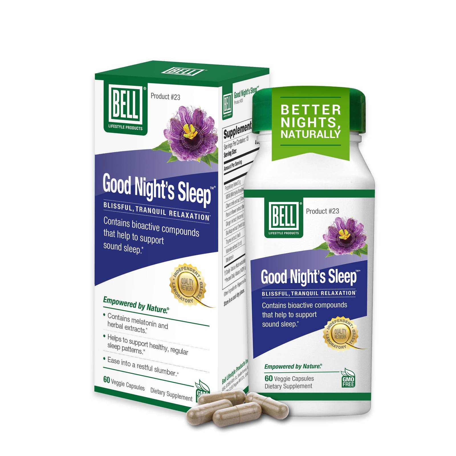 Bell Lifestyle Good Night's Sleep - Natural 60 Count (Pack of 1)