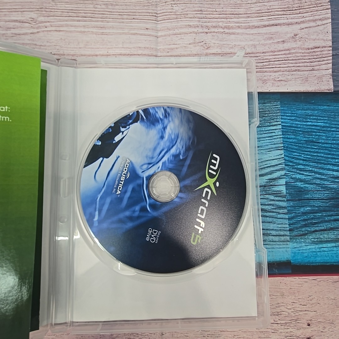 Mix Craft 5 Music Recording Siftware Multi Track Recording Studio DVD Drive Pc