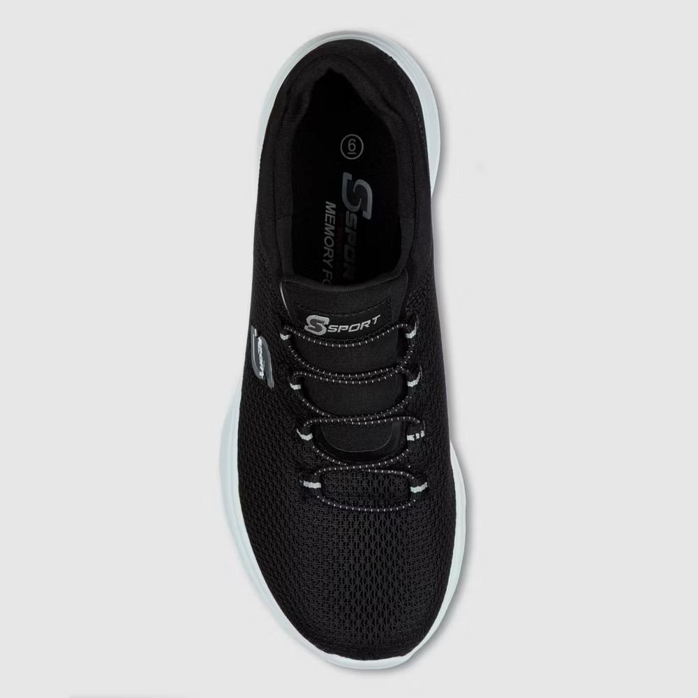 S Sport by Skechers Women's Rummie Pull-On Sneakers - Black 8