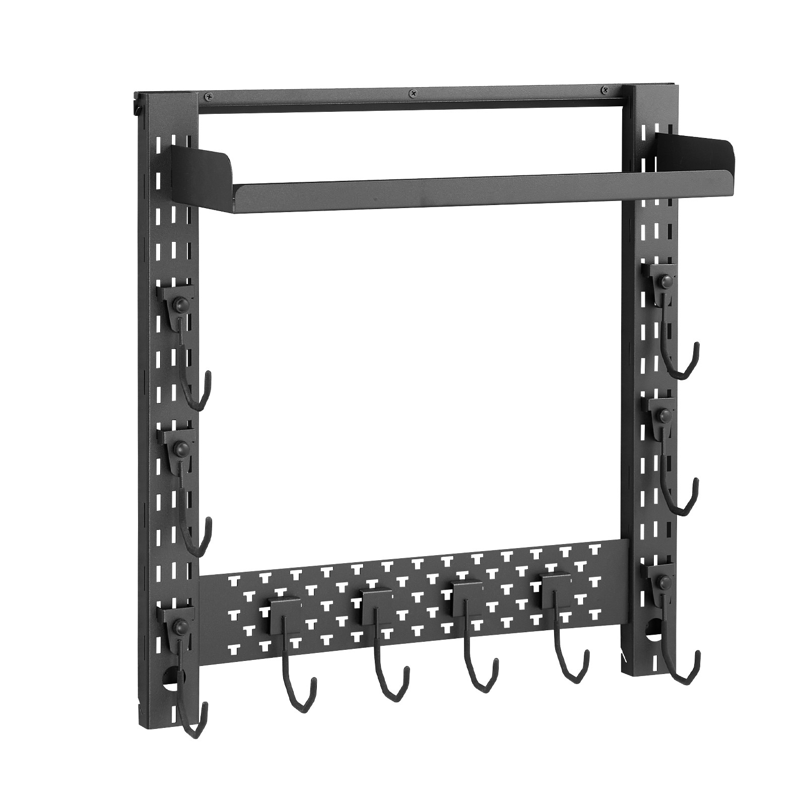 Uimoso Steel Wall-Mounted Gun Rack for Rifles, Shotguns, and Tactical Gear