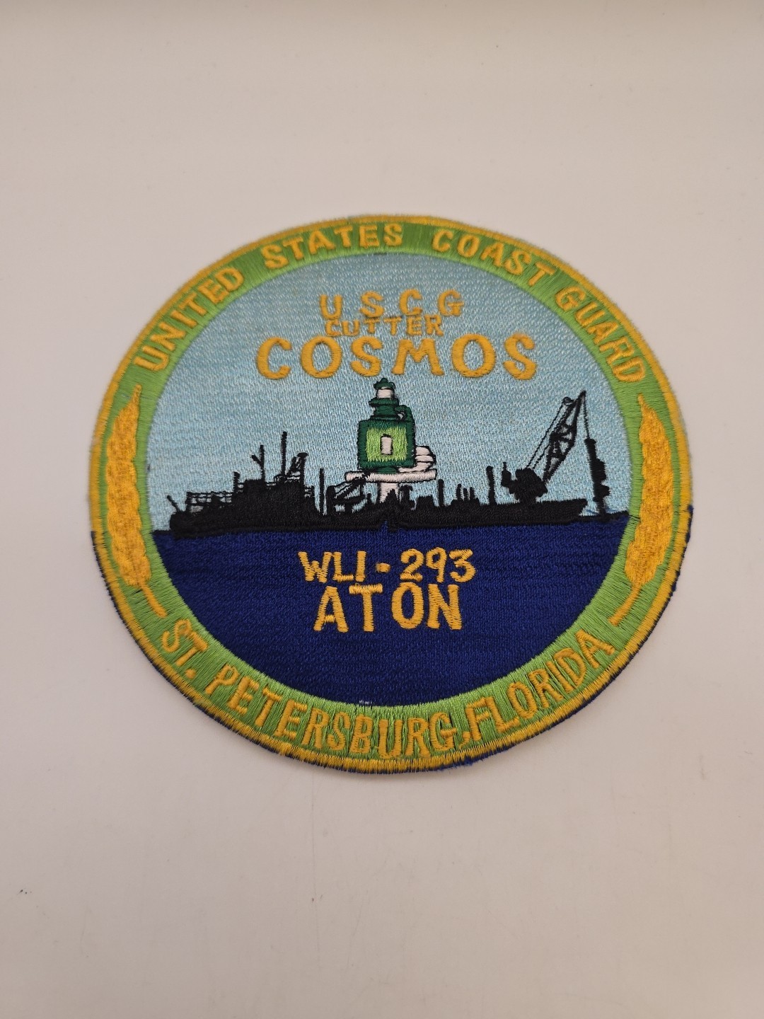 US Coast Guard 1960's USCGC Cosmos St. Petersburg WLI-293  Patch No Glow