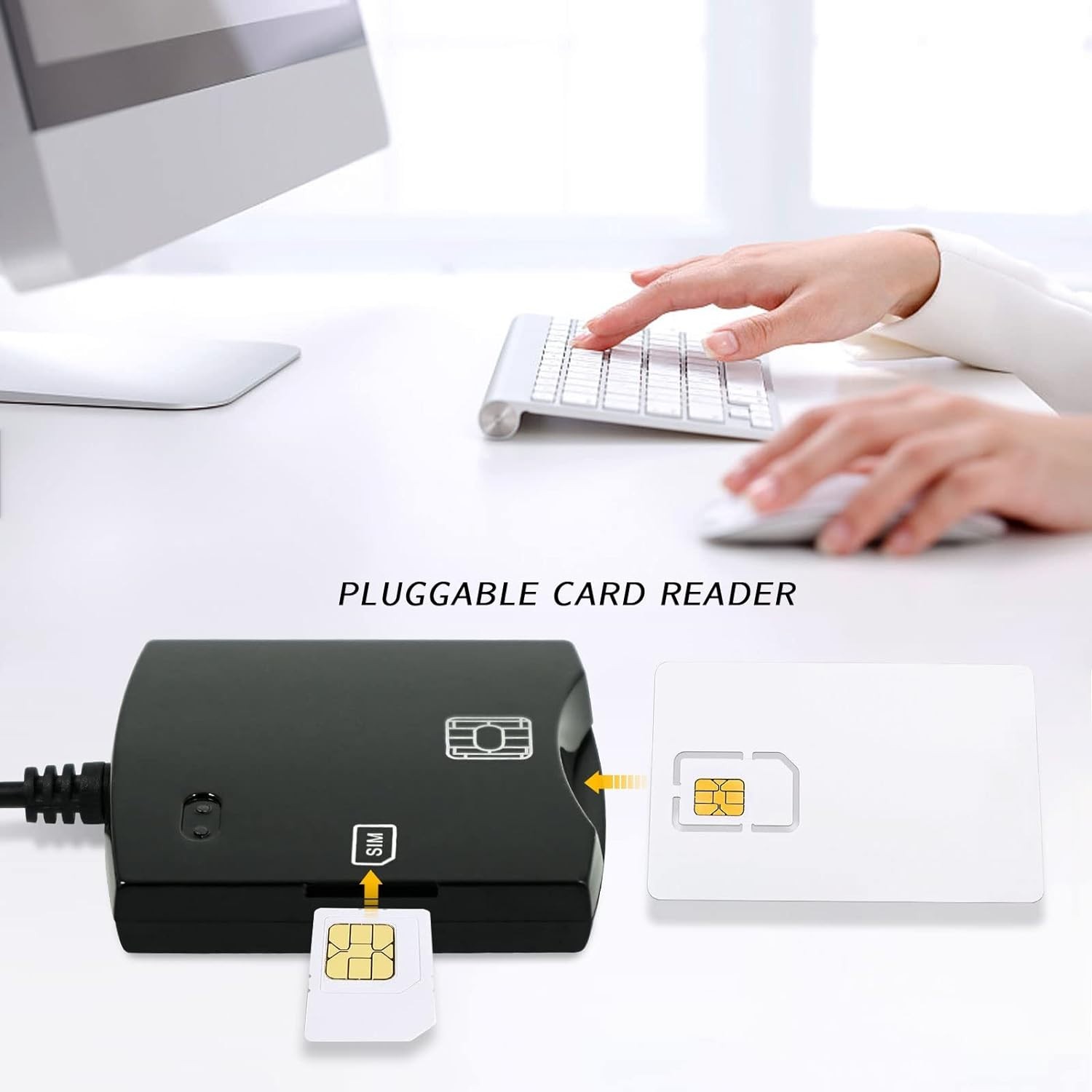 Professional SIM Card Writer with 5 Programmable LTE USIM Cards & Setup Software