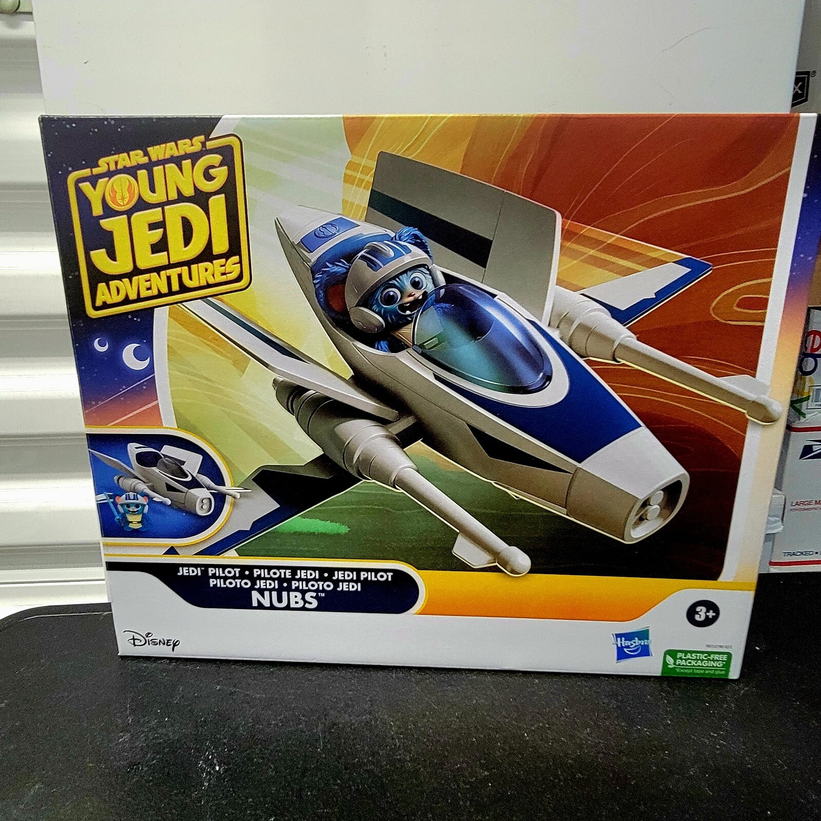 Disney Star Wars Young Jedi Adventures Nubs and JEDI Pilot Vehicle Set New
