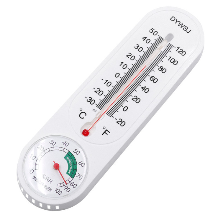 Indoor Dial Thermometer Humidity For Chicken PoultryQuail Egg Incubator