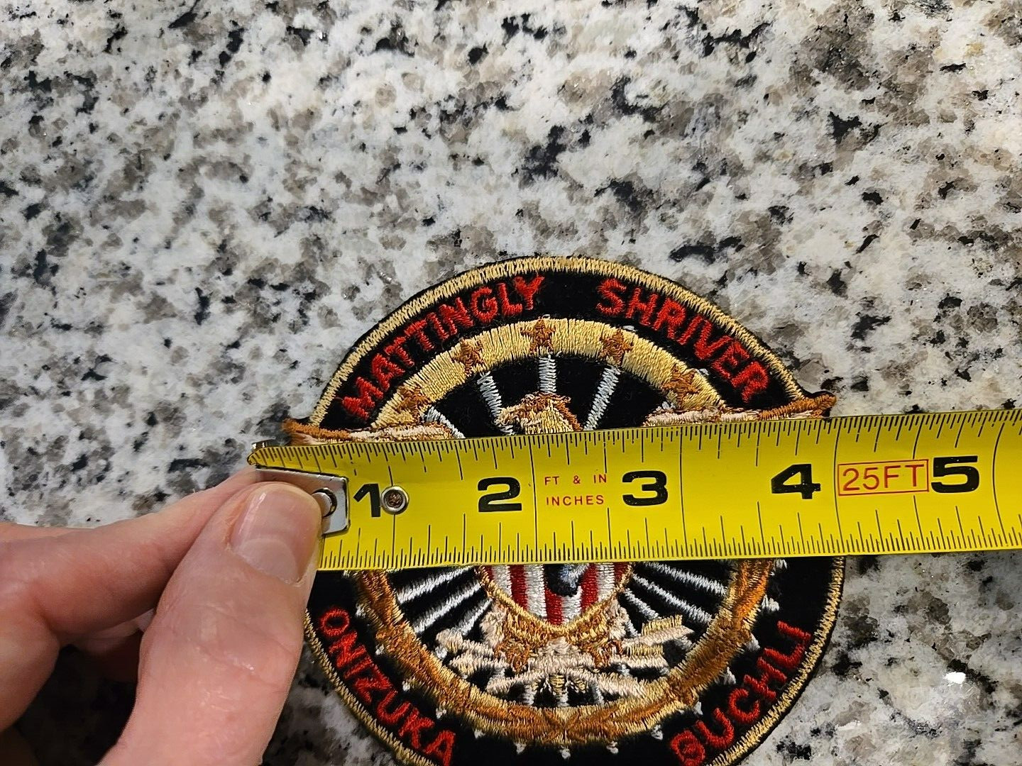 MATTINGLY SHRIVER ONIZUKA BUCHLI PAYTON NASA SPACE SHUTTLE PATCH