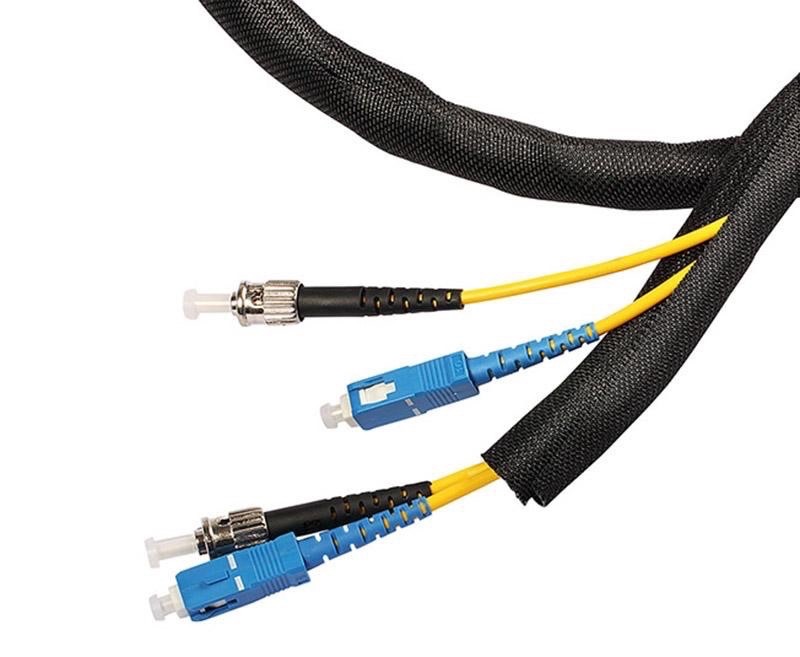 10ft 1/2" PET Woven Self Closing Sleeve Cable Wrap made by JDD Tech