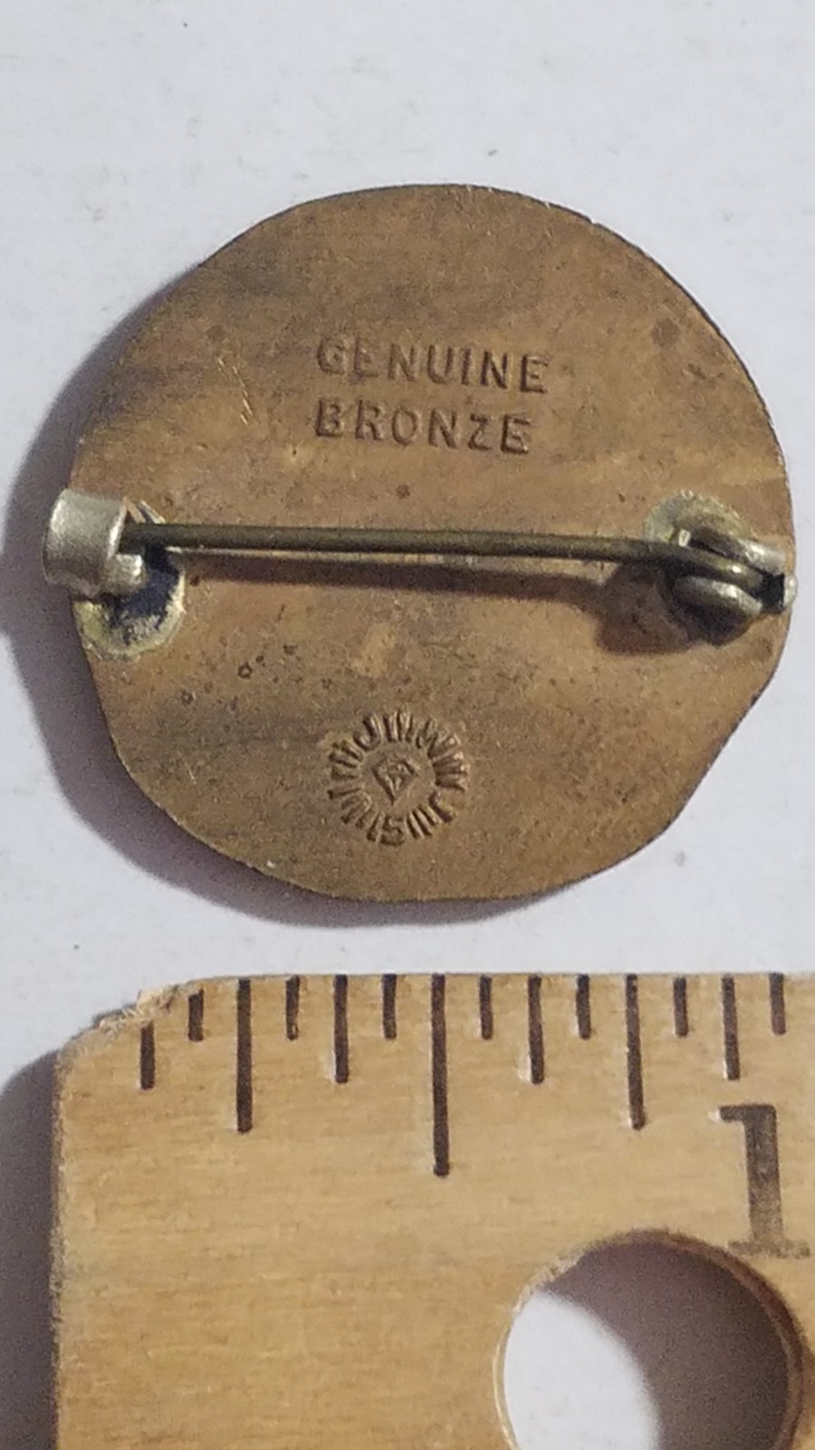 Lafollette Wheeler Bronze Pin