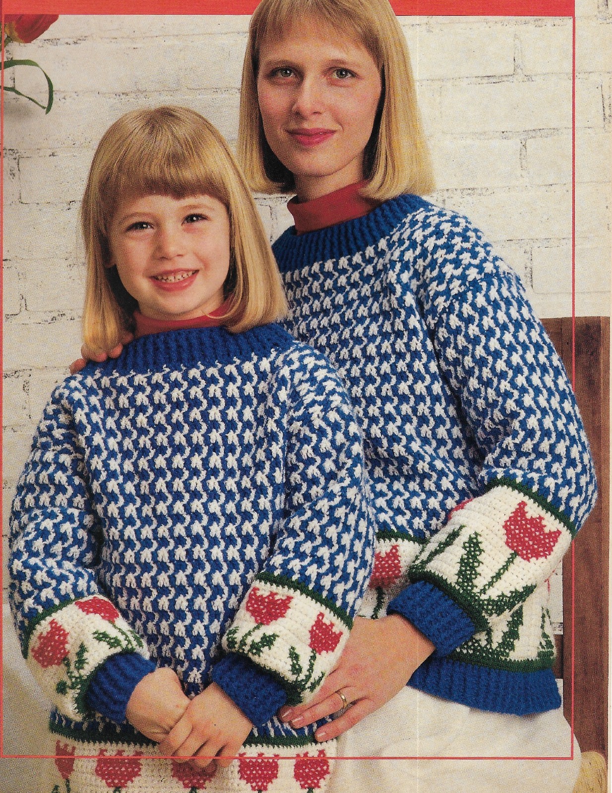 Child's or Lady's Dutch Treat Sweater crochet pattern instructions