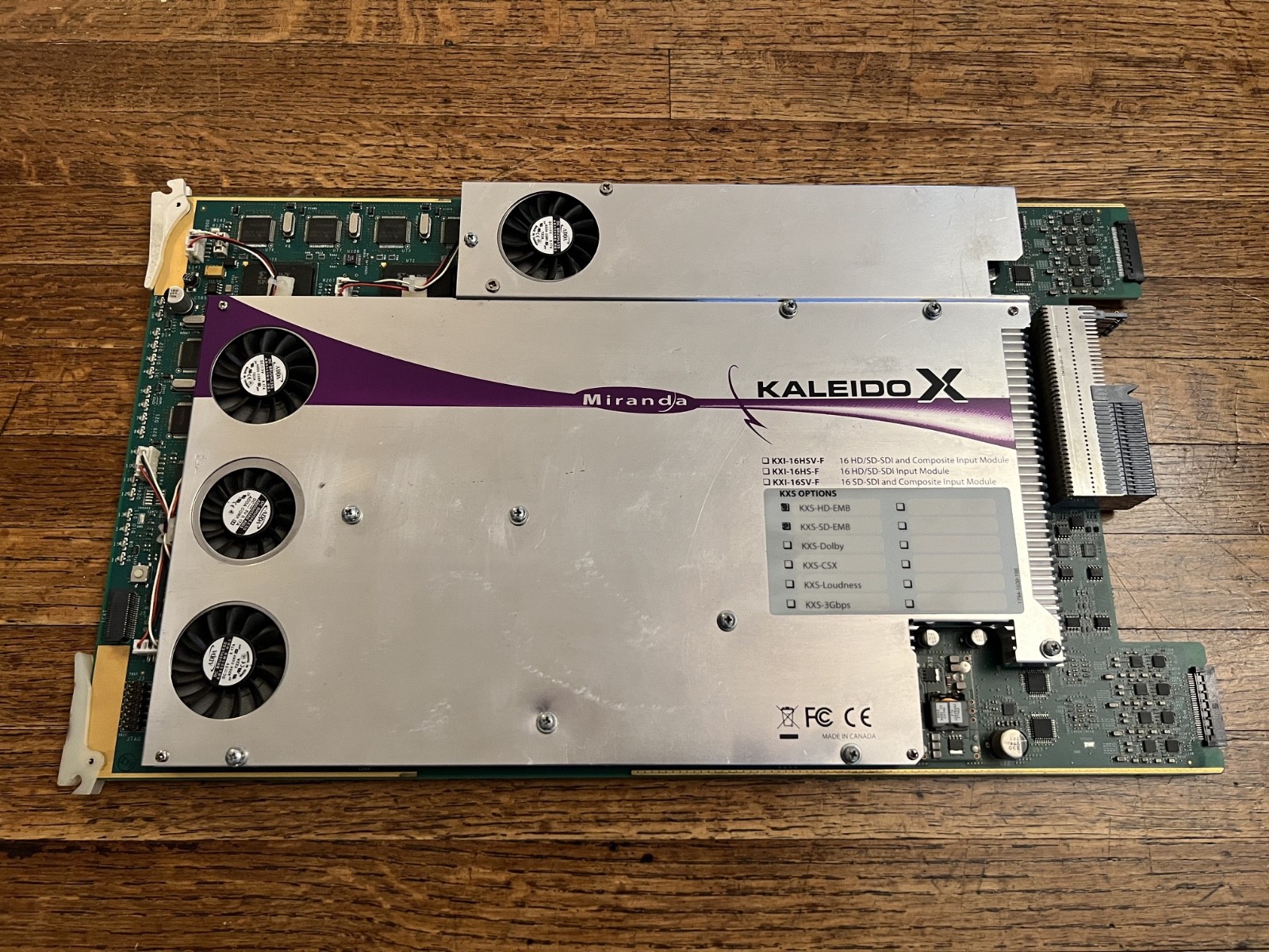 Miranda Kaleido X KXI-16HSV-F 16 HD/SD SDI And Composite Input Module w/Options