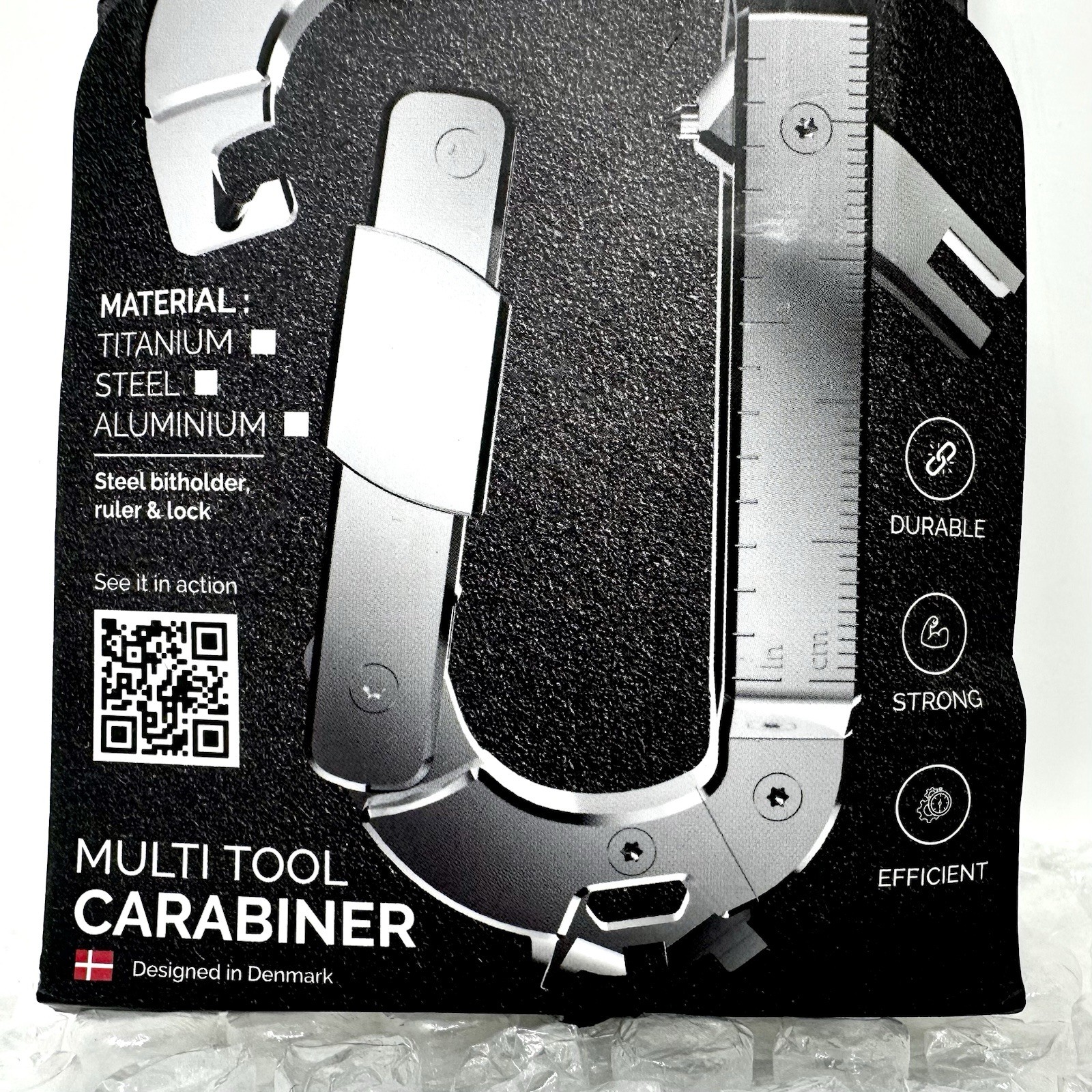 OCTO Titanium 18-in-1 Carabiner MULTITOOL TI - Versatile Lightweight *NEW*