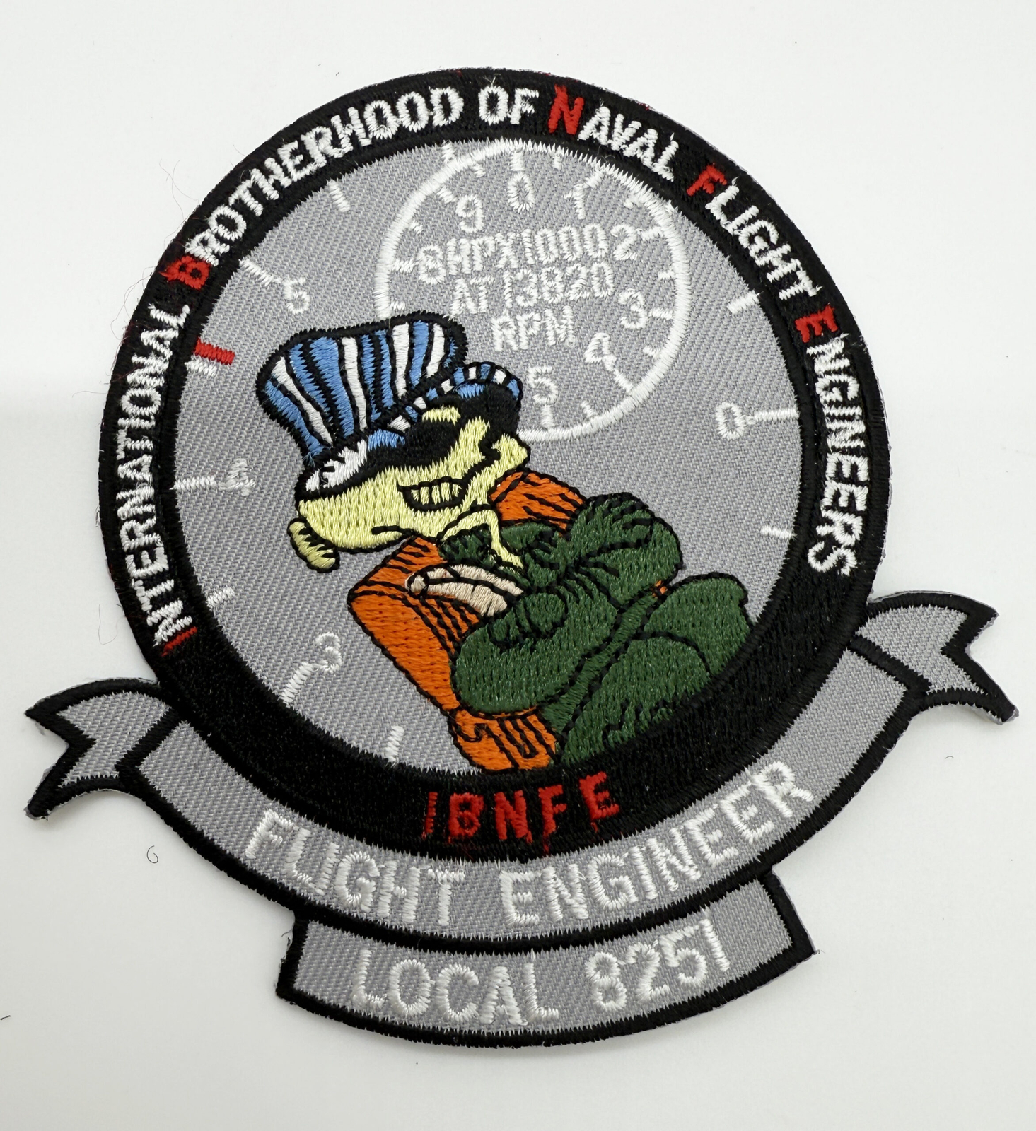 International Brotherhood of Naval Flight Engineers, 4 inch, Sew On
