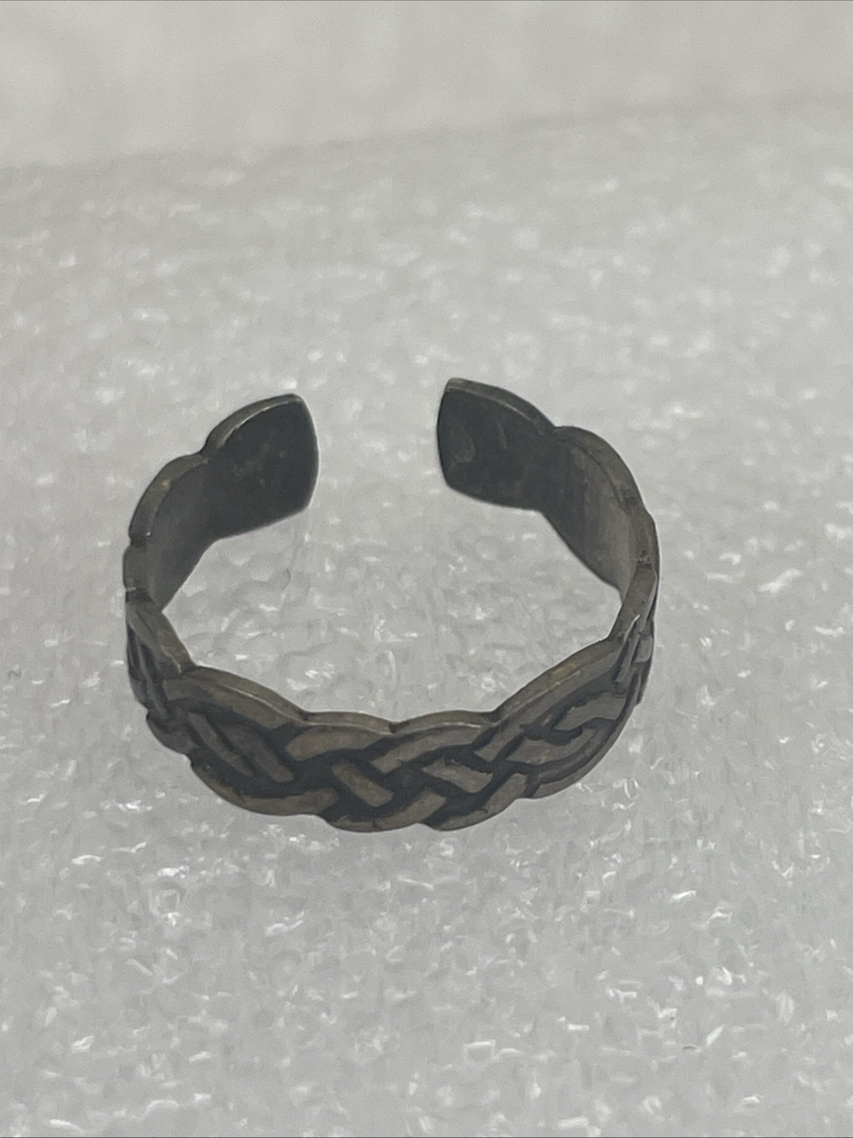 Vintage Bohemian  Sterling Silver Toe Ring 925 One Size Unisex Handmade