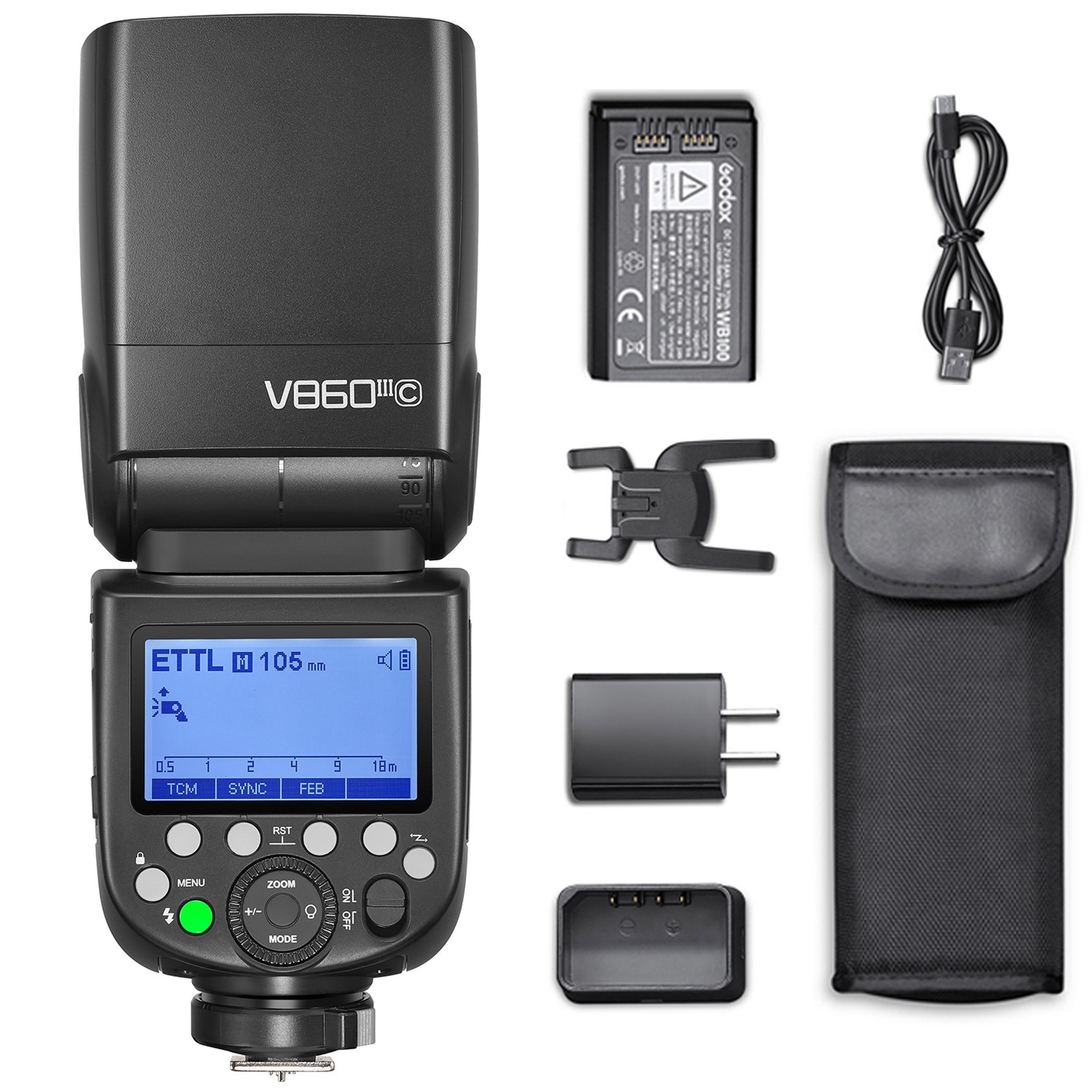 Godox V860III-C 2.4G Wireless HSS 1/8000 Flash for Canon Camera Flash Speedlite