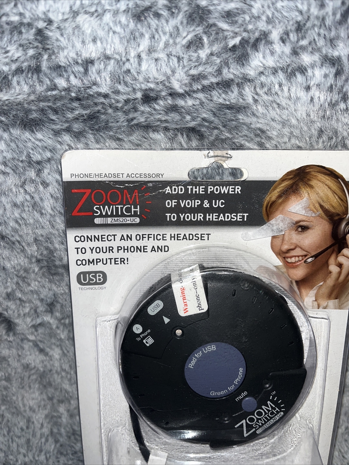 ZOOMSWITCH ZMS20-UC HEADSET ADAPTER