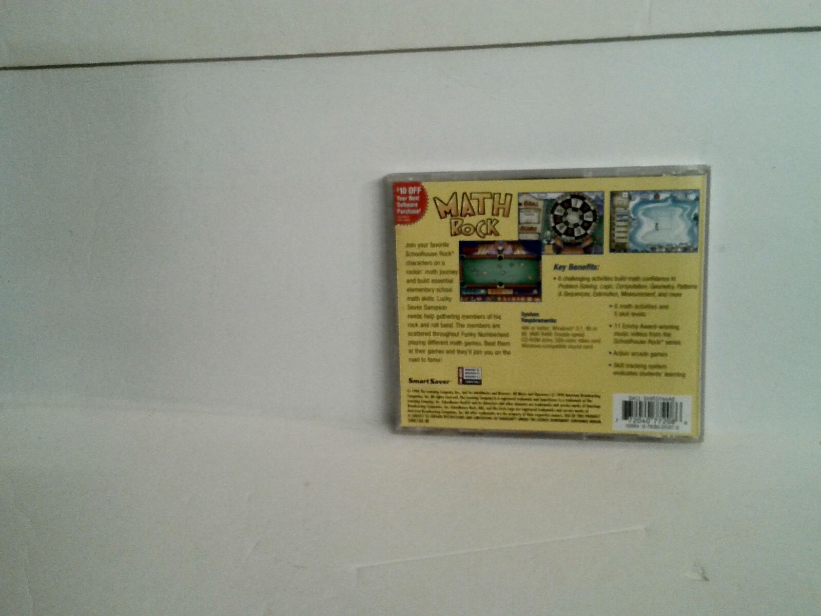 School House Rocks Math Rocks PC 1998 Vintage Software CIB