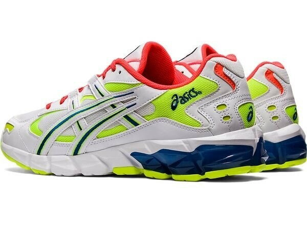 ASICS GEL-KAYANO 5 KZN MEN'S RUNNING SHOES 1021A380-100 WHITE FLASH YELLOW