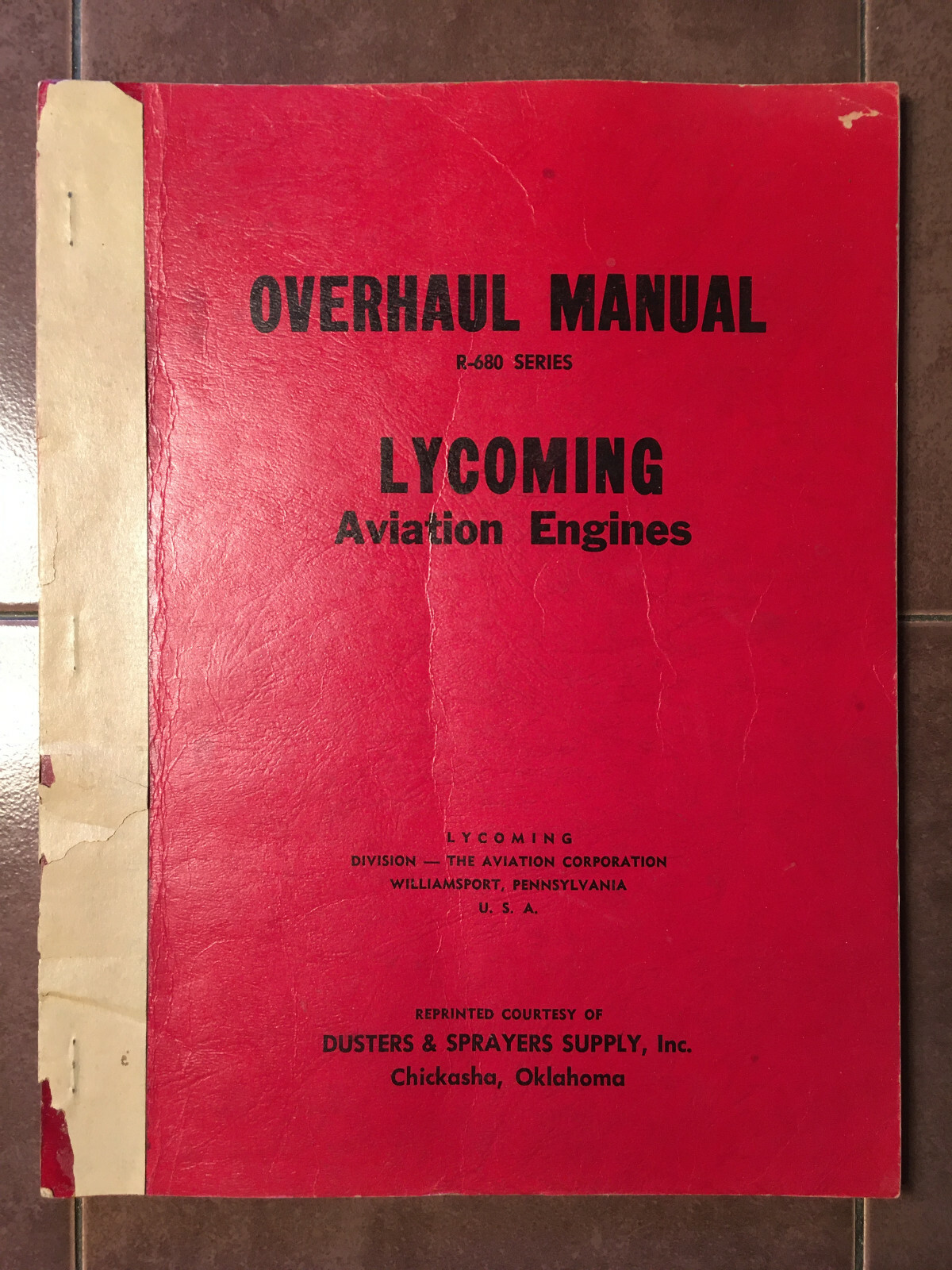 1946 Lycoming R-680 Series Engine Overhaul Manual