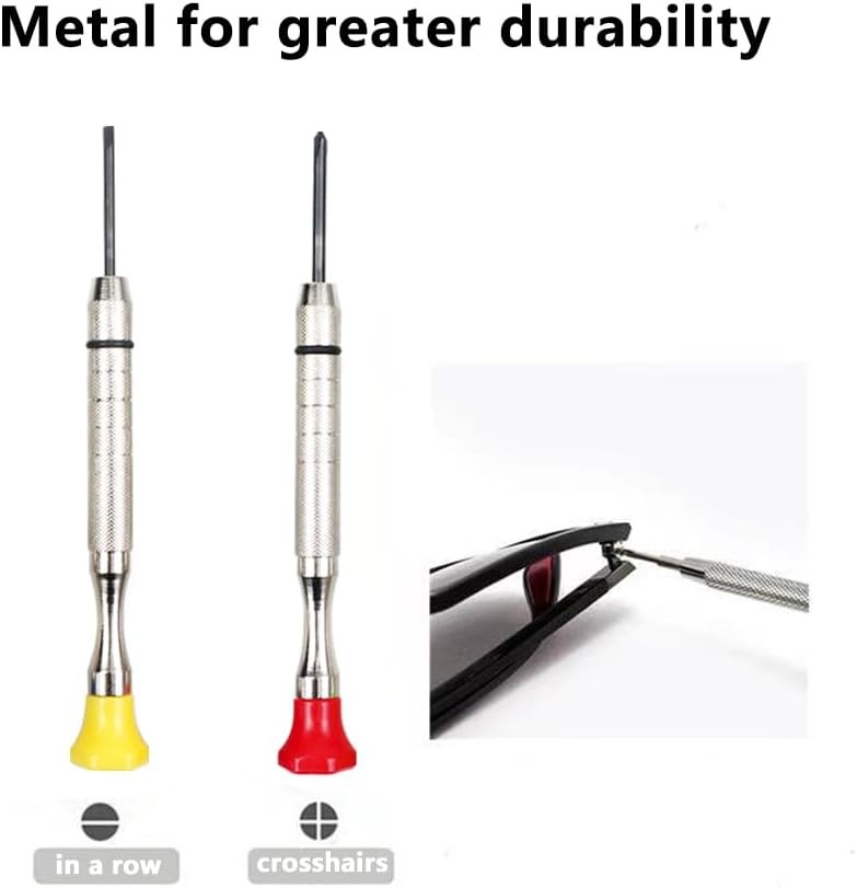 6Pcs Precision Screwdriver Set Micro Flathead Phillips Eyeglasses Watch Repair