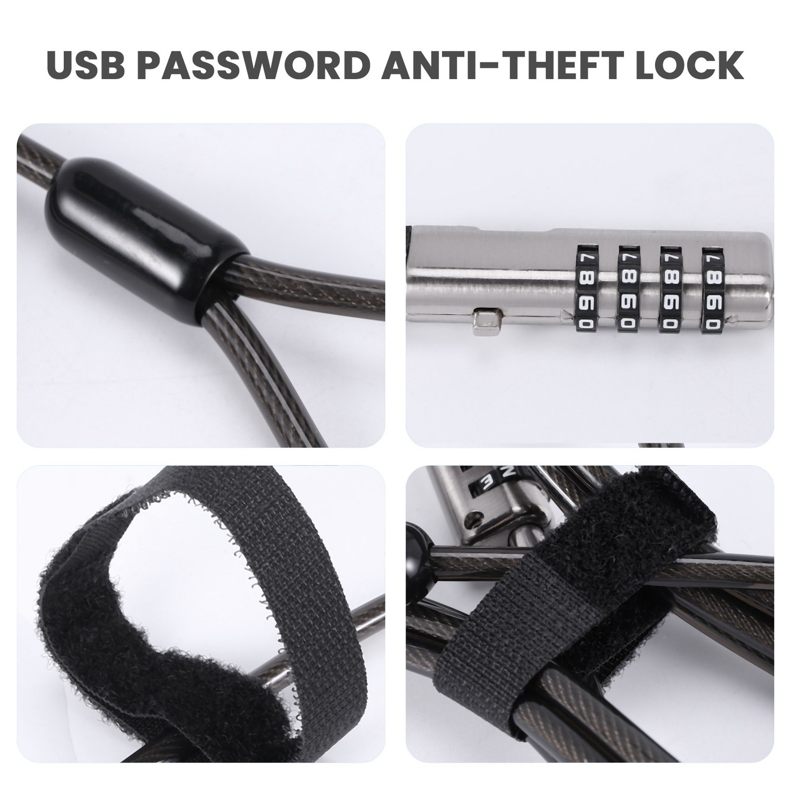 Security USB Password -Theft Lock, for Theft Function on Laptop, Tablet,4165