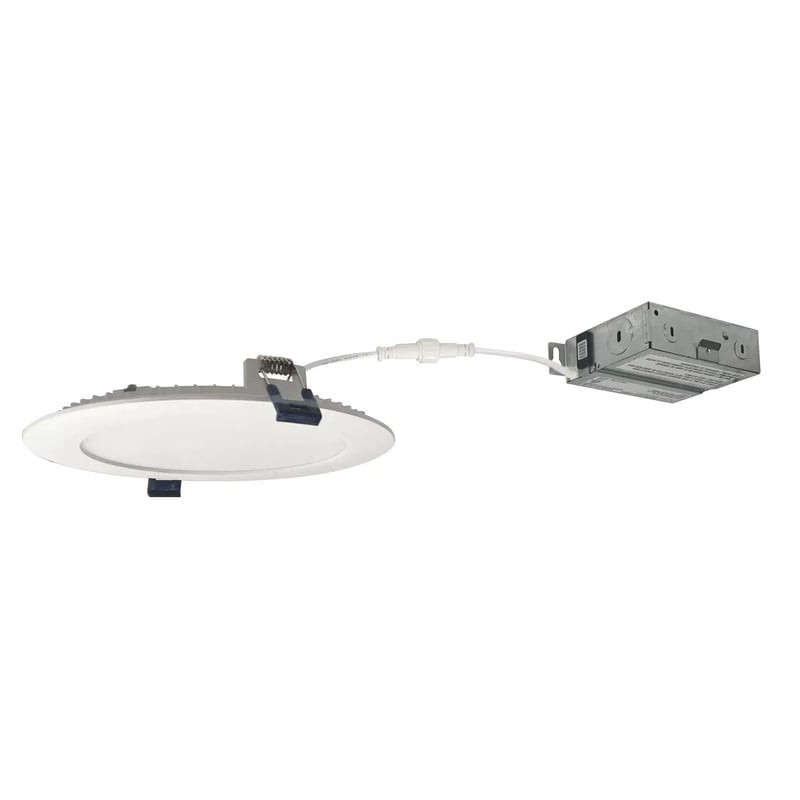 NORA NFLAT-R6TW 6IN Non-Metallic LED Downlight 1050 Lumens 27K/30K/35K/40K/50K
