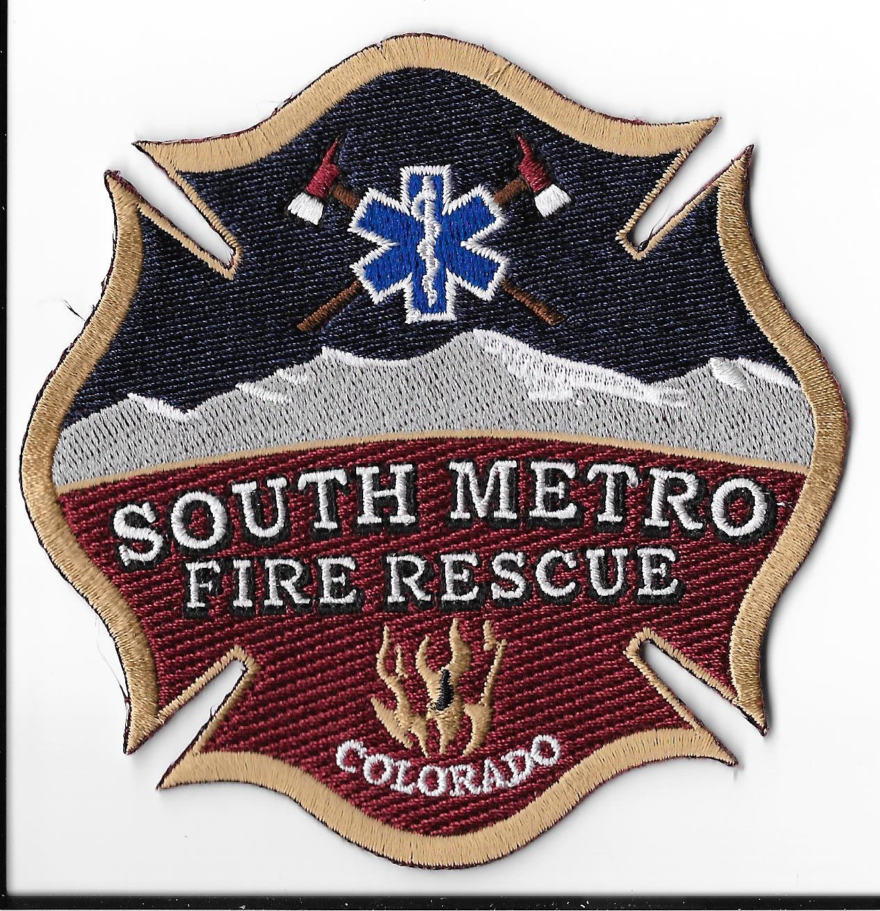 South Metro Fire Rescue (SMFR), Colorado Shoulder Patch V1
