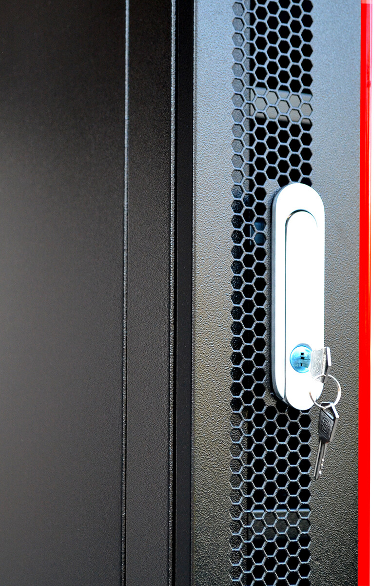 Sysracks 6U 24" Depth Wall It Data Server Cabinet Fan Shelf Feet Lockable